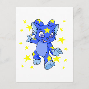 Cartão Postal Starry Acara entusiasmado com explosão estelar