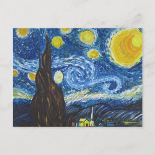 Cartão postal Starry Night