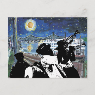 Cartão Postal Starry Night Mississippi Queen