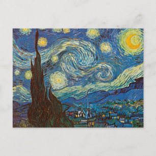 Cartão Postal Starry Night por Vincent van Gogh