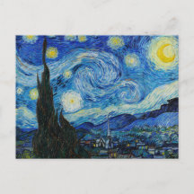 Cartão postal Starry Night Vincent Van Gogh