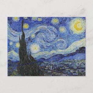 Cartão Postal Starry Night, Vincent Van Gogh