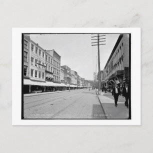 Cartão Postal State Street, Ithaca, New York Vintage