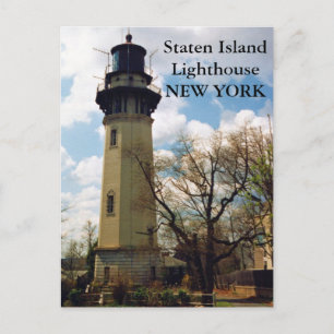 Cartão Postal Staten Island Lighthouse, Cartão-postal de Nova Io