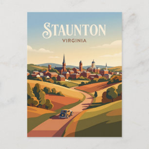 Cartão Postal Staunton EUA