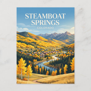 Cartão Postal Steamboat Springs EUA