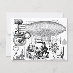 Cartão Postal Steampunk