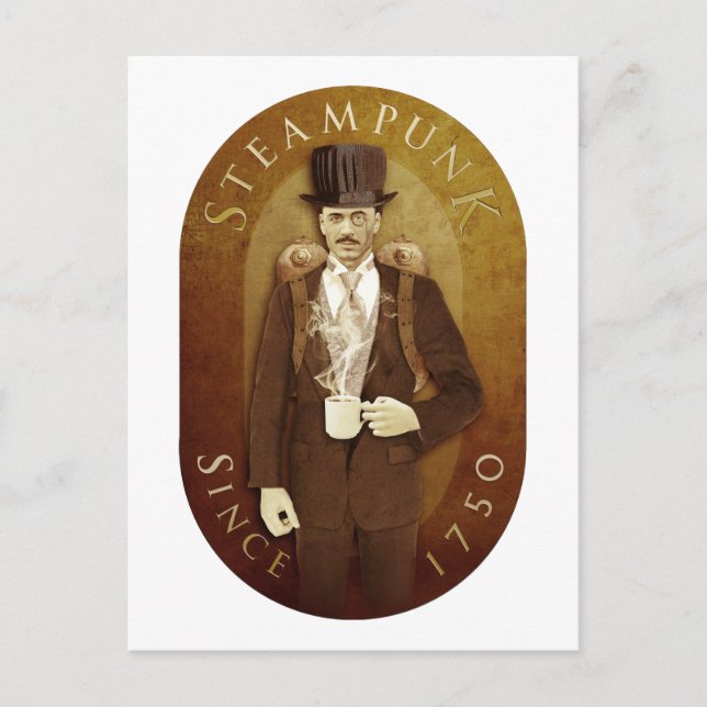 CARTÃO POSTAL STEAMPUNK (Frente)