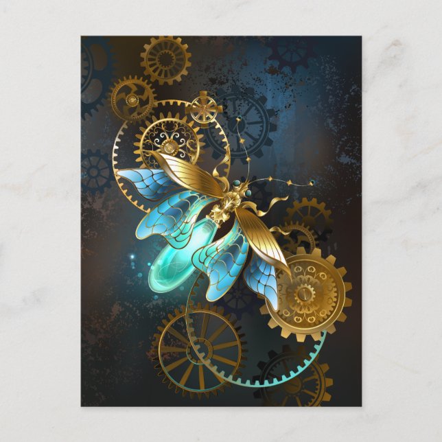 Cartão Postal Steampunk Firefly (Frente)