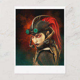 Cartão Postal Steampunk Lady
