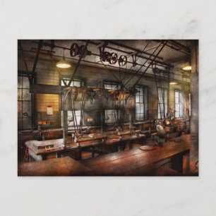 Cartão Postal Steampunk - O Workshop
