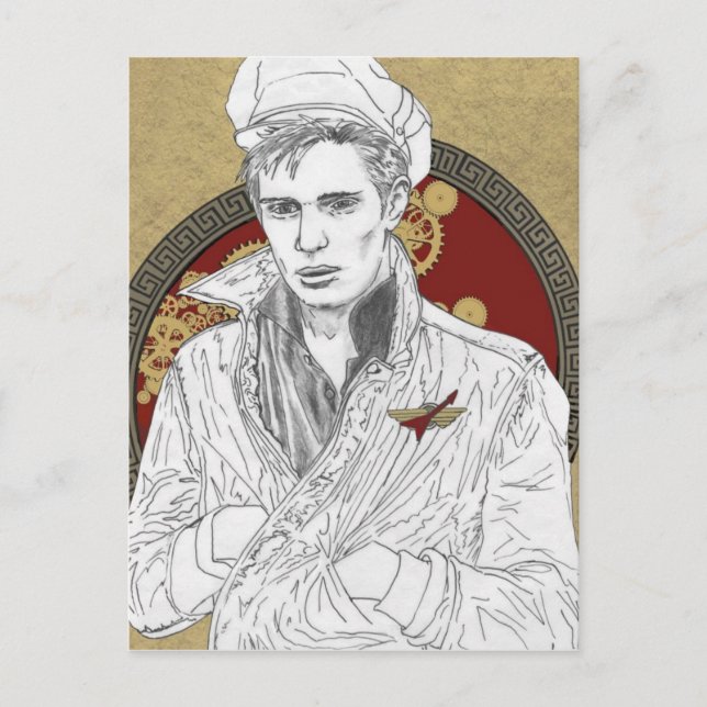 Cartão Postal Steampunk Punk (Frente)