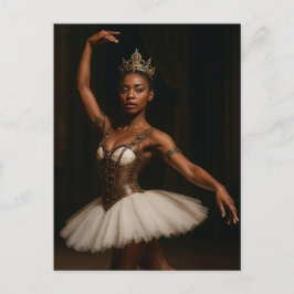 Cartão Postal Steampunk Royal Ballerina Elegant Fantasy