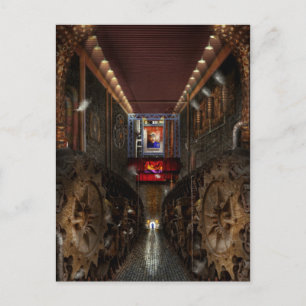 Cartão Postal Steampunk - Sociedade distópica