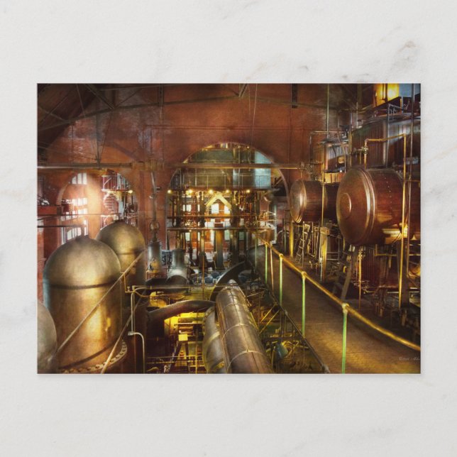 Cartão Postal Steampunk - Think Tanks (Frente)
