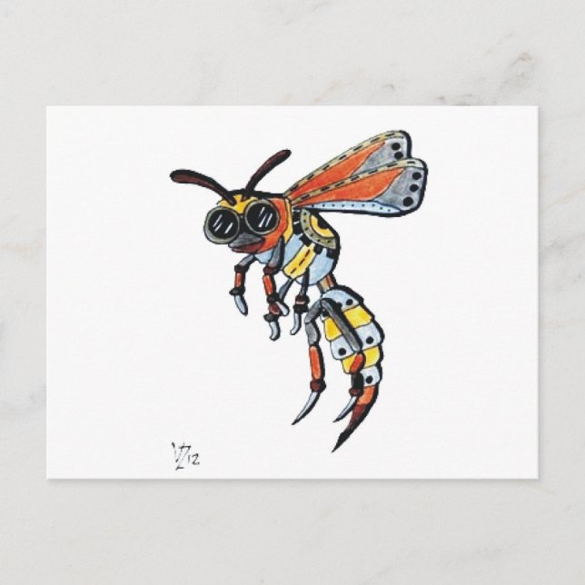 Cartão Postal Steampunk Wasp.jpg (Frente)