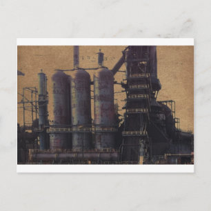 CARTÃO POSTAL STEEL MILL EUA