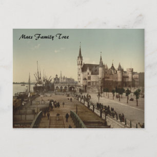 Cartão Postal Steen, Antuérpia, Bélgica