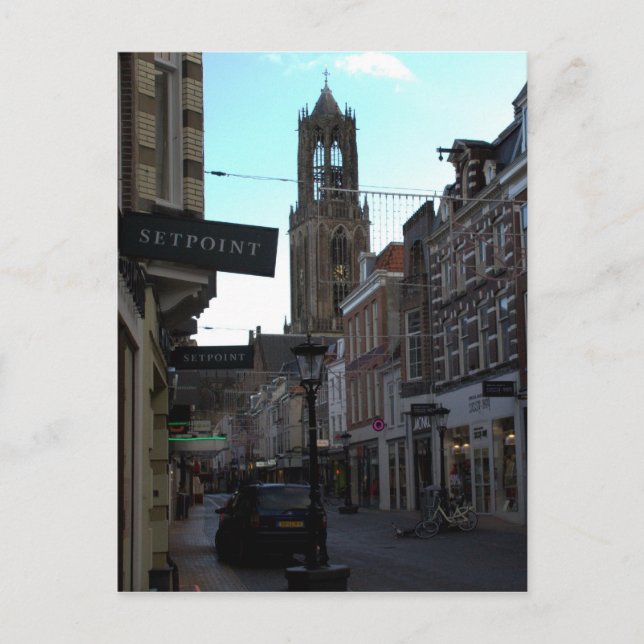 Cartão Postal Steenweg, Utrecht (Frente)