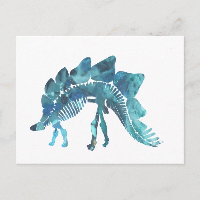 Cartão Postal Stegosaurus Skeleton (Frente)