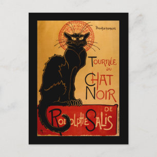 Cartão Postal Steinlen's Le Chat Noir