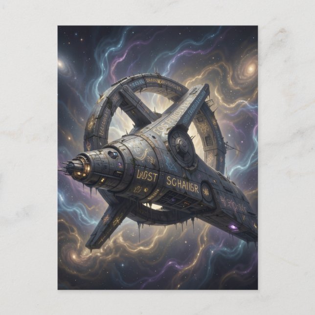 Cartão Postal Stellar Path – Journey Through the Universe´7 (Frente)