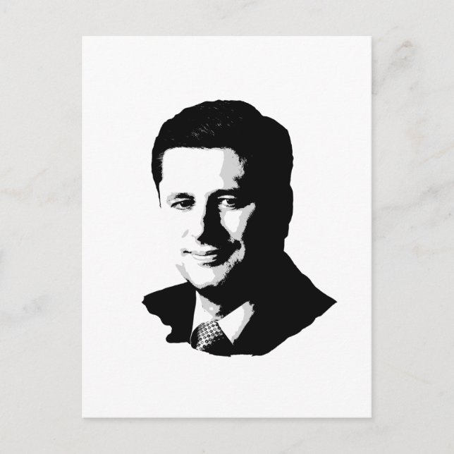 Cartão Postal Stephen Harper (Frente)