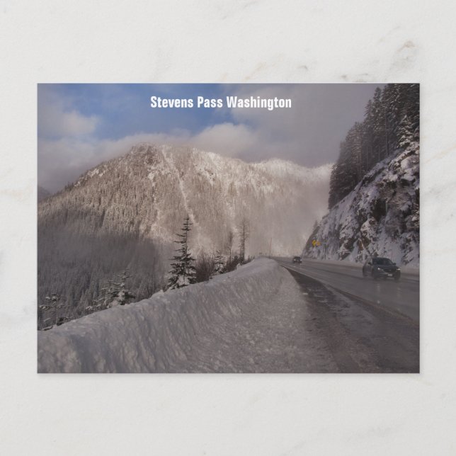 Cartão Postal Stevens Pass (Frente)