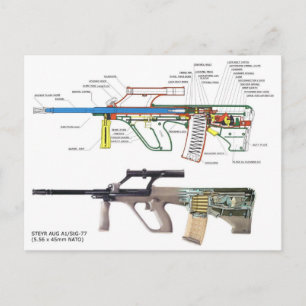 Cartão Postal Steyr Aug
