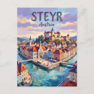 Cartão Postal Steyr Áustria