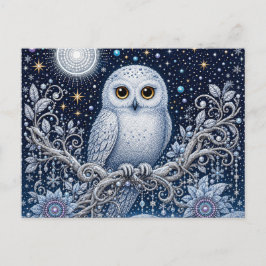 Cartão Postal Stille Grüße aus der Winternacht