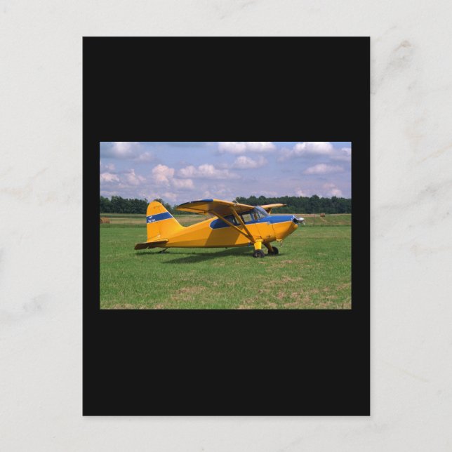 Cartão Postal Stinson, 10, 1940, Port Bucyrus_Classic Aviation (Frente)