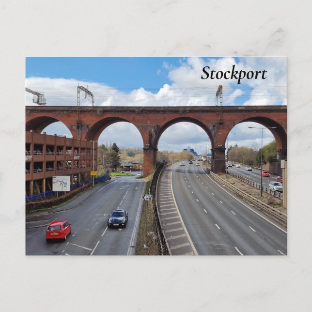 Cartão postal Stockport (Frente)