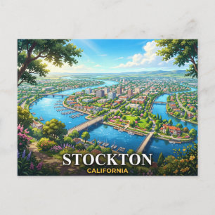 Cartão Postal Stockton Califórnia