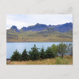 Cartão Postal Stodvarfjordur fjord, Islândia