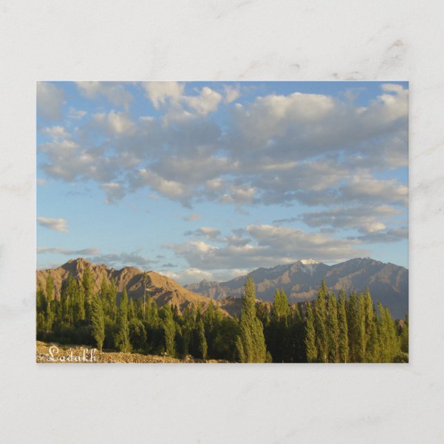 Cartão Postal Stok range, Ladakh, Índia (Frente)
