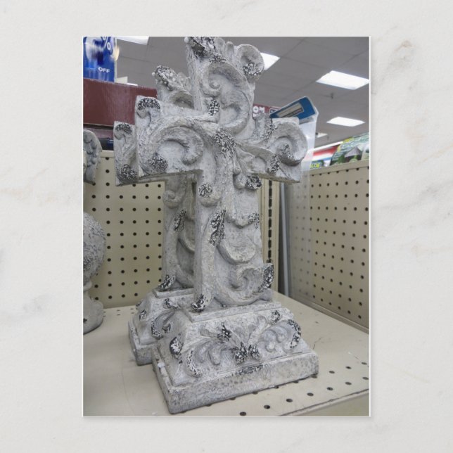 Cartão Postal Stone Garden Cross (Frente)