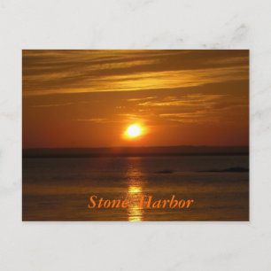 Cartão Postal Stone Harbour Sunset