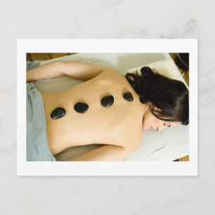 Cartão Postal Stone Massage