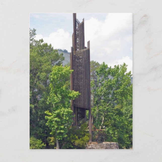 Cartão Postal Stone Mountain Lake Pipe Organ, Stone Mountain GA (Frente)