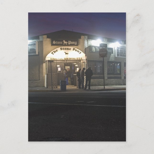 Cartão Postal Stone Pony Asbury Park Jersey Shore (Frente)