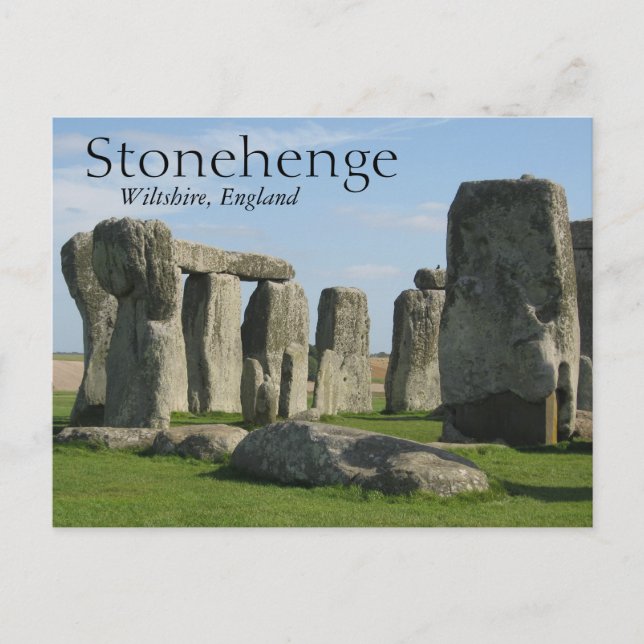 Cartão Postal Stonehenge (Frente)