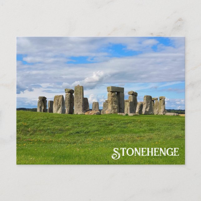 Cartão Postal Stonehenge (Frente)