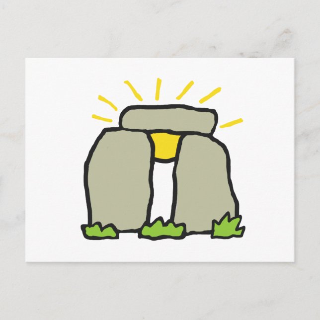 Cartão Postal Stonehenge (Frente)