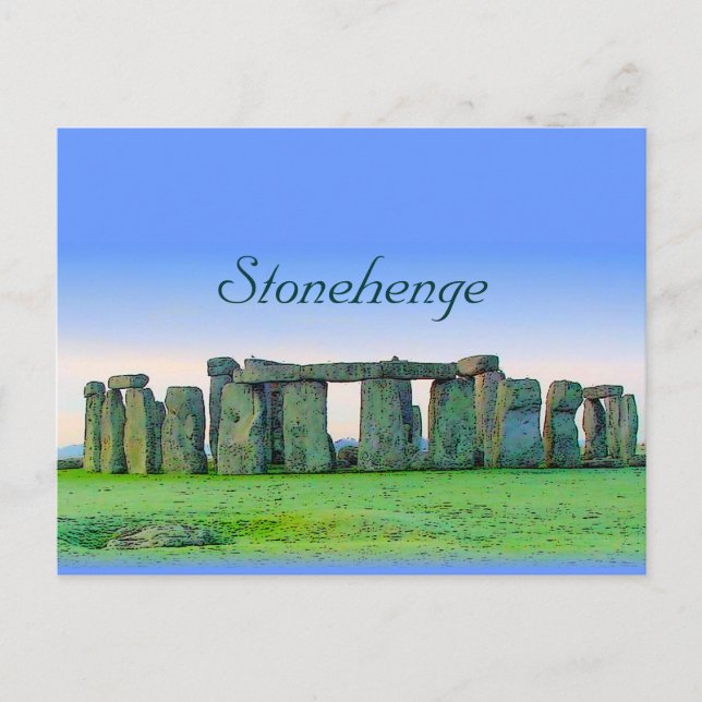 Cartão Postal Stonehenge (Frente)