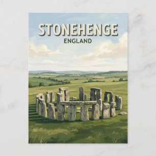 Cartão Postal Stonehenge Amesbury Inglaterra
