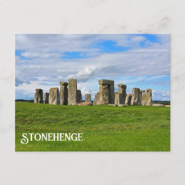 Cartão Postal Stonehenge England (Frente)