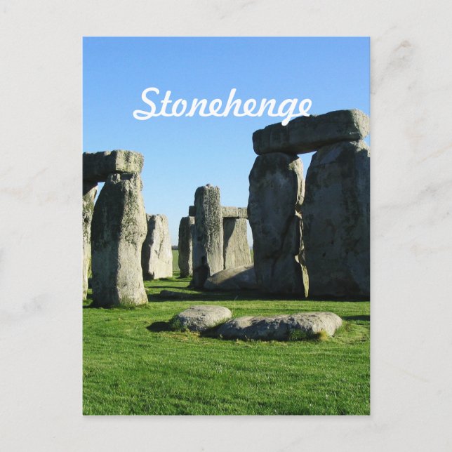 Cartão Postal Stonehenge England (Frente)