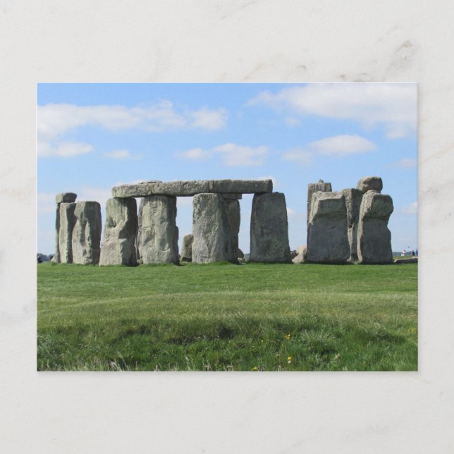 Cartão Postal Stonehenge England Fotografia (Frente)