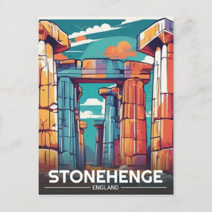 Cartão Postal Stonehenge england Wiltshire World Heritage Site